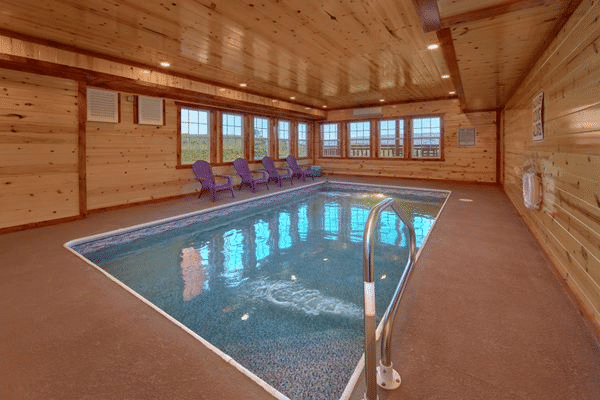 6 Bedroom Indoor Pool Cabin | Cabins USA Gatlinburg