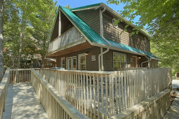 handicap accessible cabins in pigeon forge tn