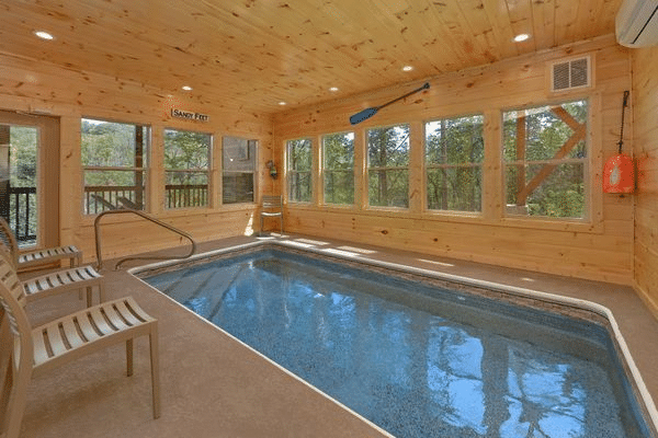 Smoky Mountain Cabin With Private Pool And View